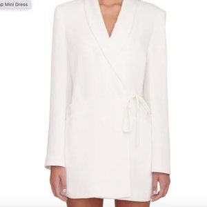NWT STAUD Everly Blazer Wrap Mini Dress Size Small